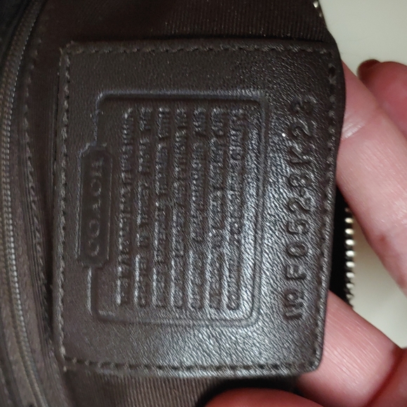 Coach Signature Jacquard Snakeskin Shoulder Bag - Picture 10 of 17